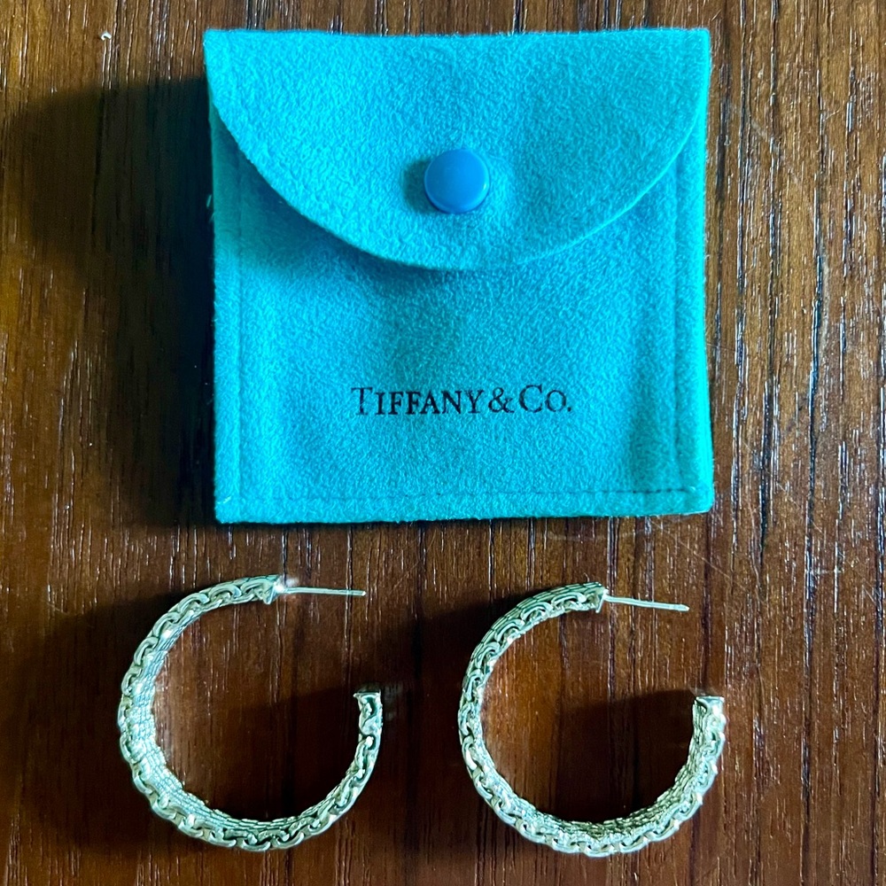 Tiffany & Co. Somerset Hoop earrings. 925 silver